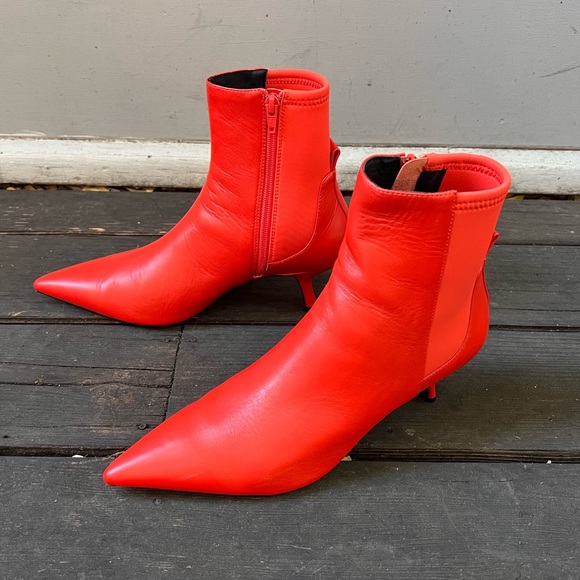 Red CAVERLEY ROMI Boots, Brand New, Size 40 (9.5) - Picture 6 of 16